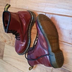 Dr.Martens 8 Hole Size 7 Cherry Red Boots
